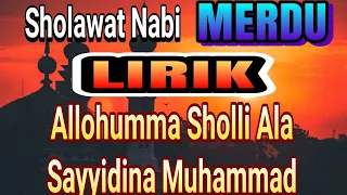 sholawat nabi merdu allahumma sholli ala sayyidina muhammad
