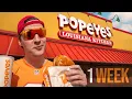 I Ate Nothing But Popeyes for 1 Week