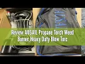 Review AUSAIL Propane Torch Weed Burner Heavy Duty Blow Torch with Storage Bag High Output 1 800 000