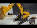 How to operate a Hydraulic Heavy Excavator 395F Metal Digger using a X14 Radio