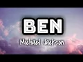 Download Lagu Michael Jackson - Ben (Lyrics Video) 🎤