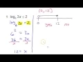 Test C Part 1 and Solving Exponential and Logarithmic Inequalities