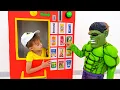 Lagu Vlad and Nikita superheroes vending machine kids toy story
