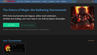 How to create an event in MTG Melee