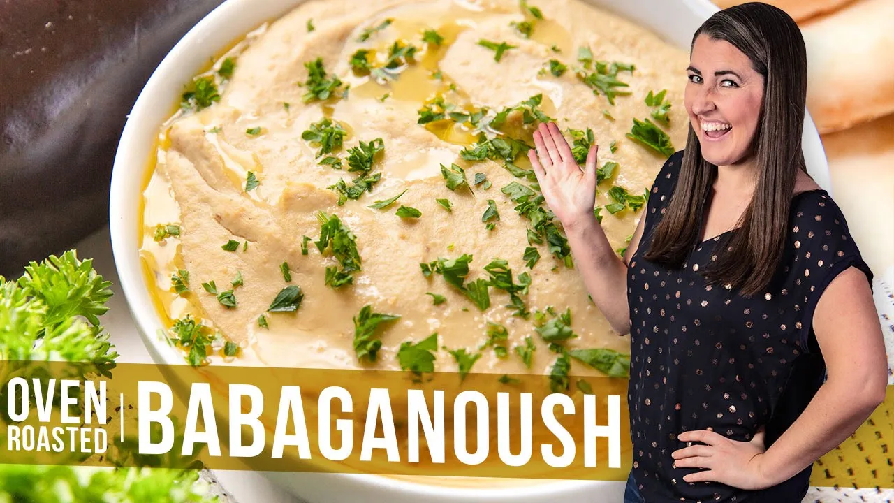 How to Make Oven Roasted Baba Ganoush | The Stay At Home Chef