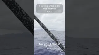 In Cabin’d Ships at Sea – Walt Whitman – Part 3 #poetry #calm