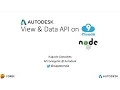 Autodesk View and Data on Cloud 9 NodeJS