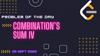 Combination Sum IV Leetcode Daily Problem Solution C