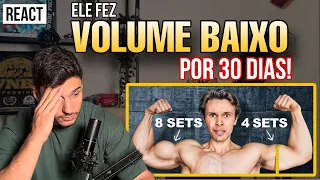 O QUE ACONTECE AO FAZER MENOS SÉRIES E TREINAR MENOS DIAS NA SEMANA?