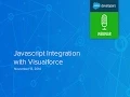 JavaScript Integration with Visualforce
