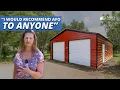 Dianna Shows Off Her Custom 24 x 35 Metal Building
