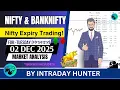 Nifty \u0026 Bank nifty | SENSEX Analysis | Prediction For 02 DEC 2025