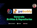 Generate JPA Entities and Repositories using IntelliJ IDEA JPA Buddy Plugin