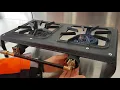 Auscrown cast iron country cooker - how to adjust burner air intake