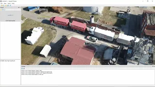 An example of a 3D model generated from a drone flight
