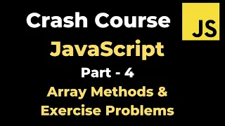 JavaScript Tutorial - Part 4 Array methods and Exercises yusy4code