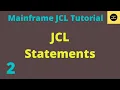 Statements in JCL - Mainframe JCL Practical Tutorial