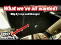 How to Suede Wrap Your Evo s Headliner