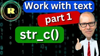 Text Manipulation in R with str - c R Programming for beginners
