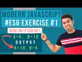 ES6 Exercise JavaScript Program to Swap Two Numbers without using Third Variable