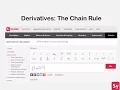Derivatives Chain Rule