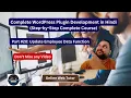 Complete WordPress Plugin Development in Hindi Update Employee Function of Custom Plugin