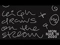 leigh mcG draws on the stream 20 MIDNIGHT