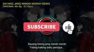 Download DJ TIK TOK TERBARU SAYANG TOLONG JAGAN MARA MARA MP3