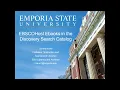 EBSCOHost Ebooks in the Discovery Search Catalog