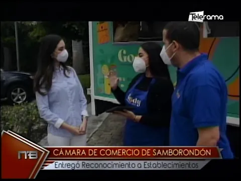 Cámara de Comercio de Samborondón entregó reconocimiento a establecimientos