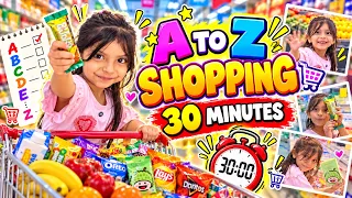 30 Minutes to Buy 26 Things?! 😱 A to Z Shopping Challenge