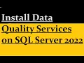Install data quality services on SQL Server 2022