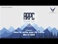 ARPC Rising 6 USAF Biography Brief Aug 2021