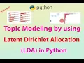 17 - Python Topic Modeling on Textual Data by Using Latent Dirichlet Allocation LDA LDA