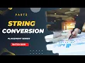 String conversion Upper to lower Int to string L-2