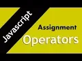 9 Assignment operator JavaScript Assignment operator in Hindi