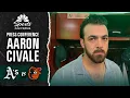Athletics Aaron Civale analyzes escape of fifth-inning jam in win vs Orioles NBC Sports CA