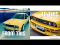 Bmw e30 M3 Replica Build in 8 Minutes