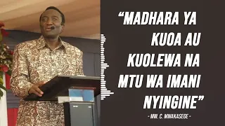 mwl mwakasege madhara ya kuoa au kuolewa na mtu wa imani nyingine