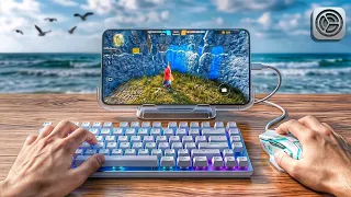 I Surprised Everyone With This Mobile Setup☠️🔥| How to Play Free Fire With Keyboard & Mouse !