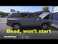 Toyota Highlander Hybrid no start codes P3000 C1259 C1310