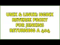 Unix Linux nginx reverse proxy for jenkins returning a 404