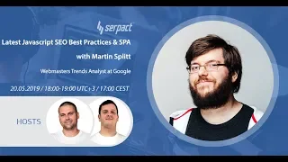 Latest JavaScript SEO Best Practices Single Page Applications with Martin Splitt