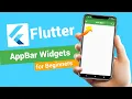 Flutter Tutorial for Beginners - Scaffold AppBar Widgets