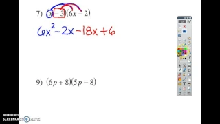 Multiplying Polynomials Kuta Worksheet 7