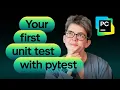 How to write unit tests in Python using pytest and PyCharm