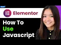 How to Use Javascript in Elementor 2026 Step By Step