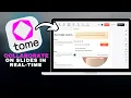 How to Collaborate on Slides in Real-Time with Tome in SECONDS