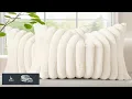 decorUhome Fall Cozy Faux Fur Throw Pillow Covers 22x22 Set of 2
