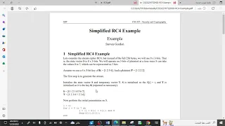 RC4 encryption algorithm